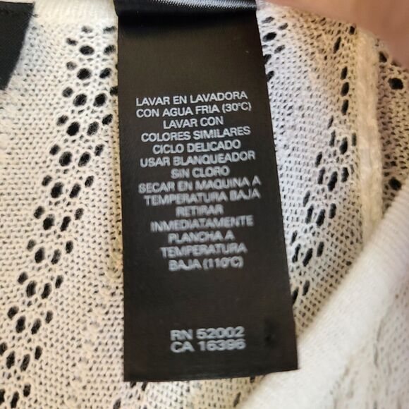 Axcess Womens Sweater Beige Size Small Cotton Blend Button Closure Short Sleeve - Picture 8 of 12